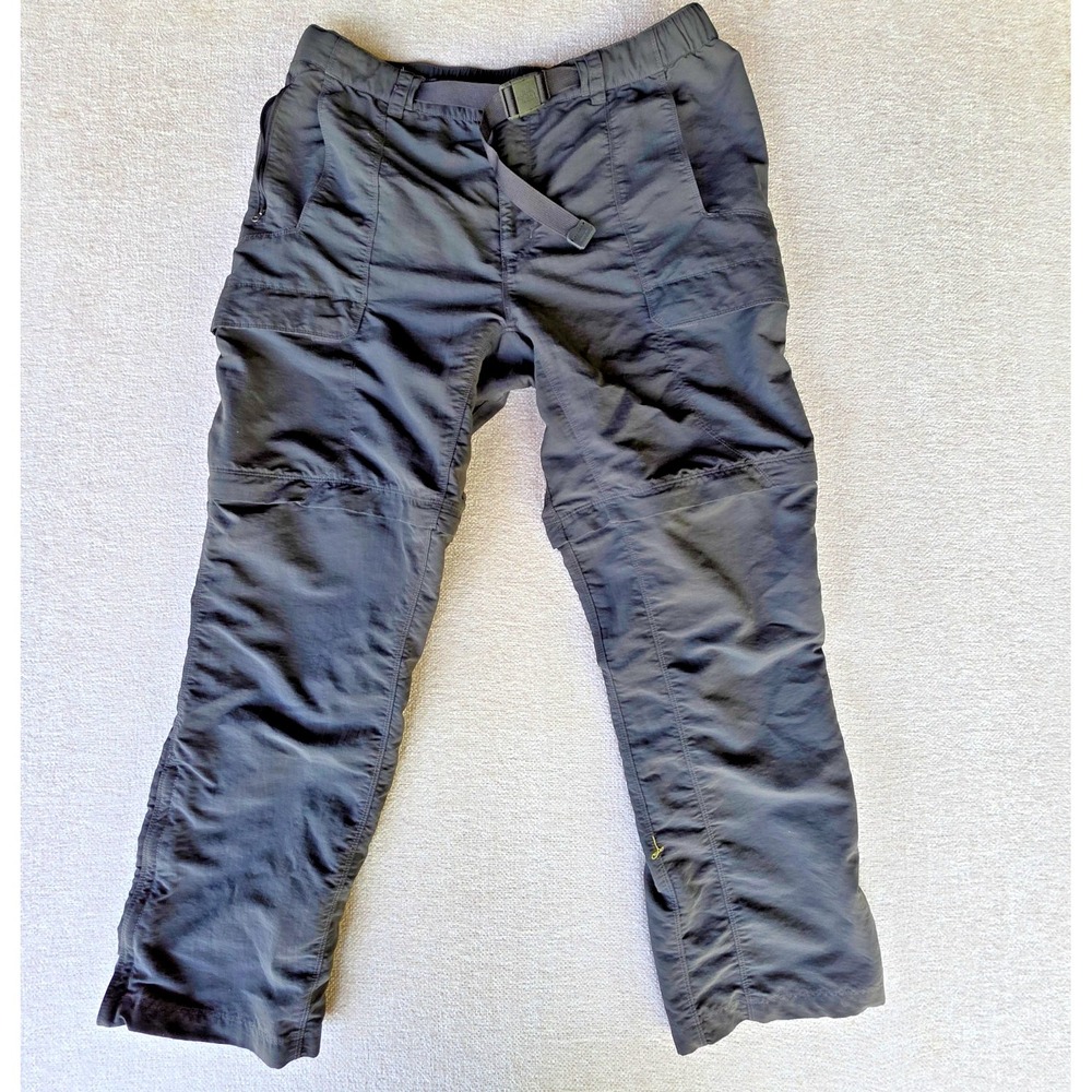 The North Face T150 T550 Belted Convertible Hiking Cargo Pants Men's XL Grey